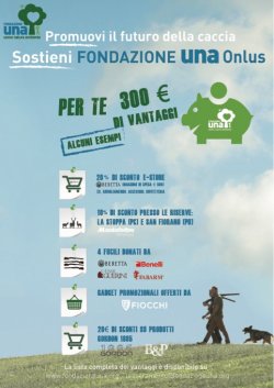 UNA Onlus: sconti e vantaggi per i Tesserati 2018 Locandina UNA Onlus
