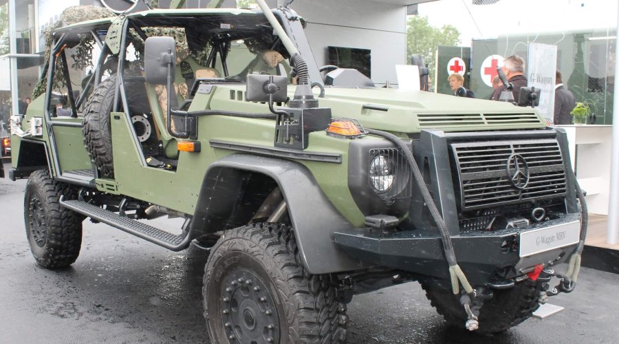 Resoconto della fiera Eurosatory 2018 – prime impressioni Multi Role Vehicle di Mercedes Benz con sensori Elbit Longview a EUROSATORY 2018