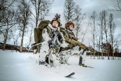 Mitragliatrice Heckler & Koch MG5 durante un'esercitazione in Norvegia