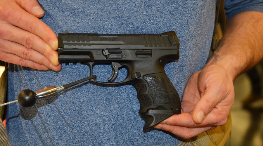 Heckler & Koch: nuovi prodotti a Enforce Tac 2017 Pistola HK SFP9 SK