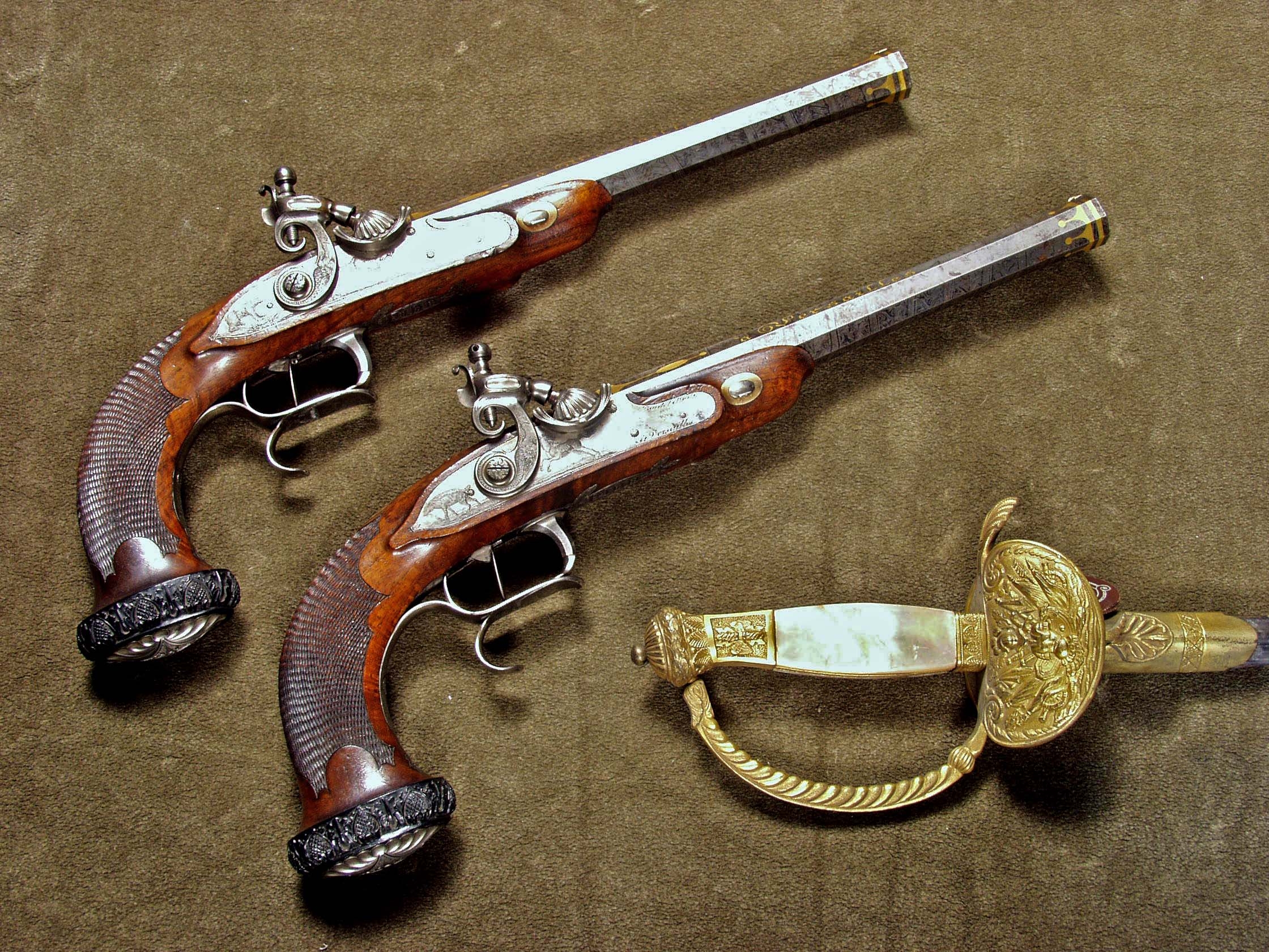 Una coppia di pistole di Boutet