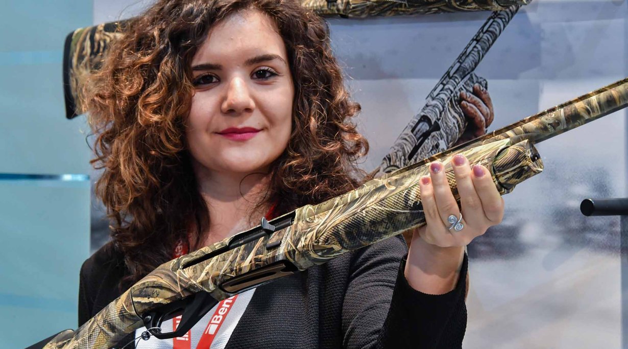 Benelli Super Black Eagle 3 Camo mostrato in fiera