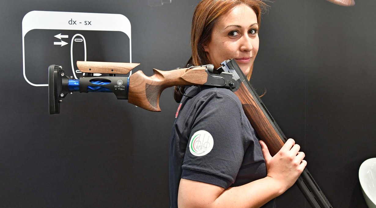 Diana Bacosi ci presenta il nuovo sovrapposto Beretta DT11 Black Pro calibro 12 a HIT Show 2018