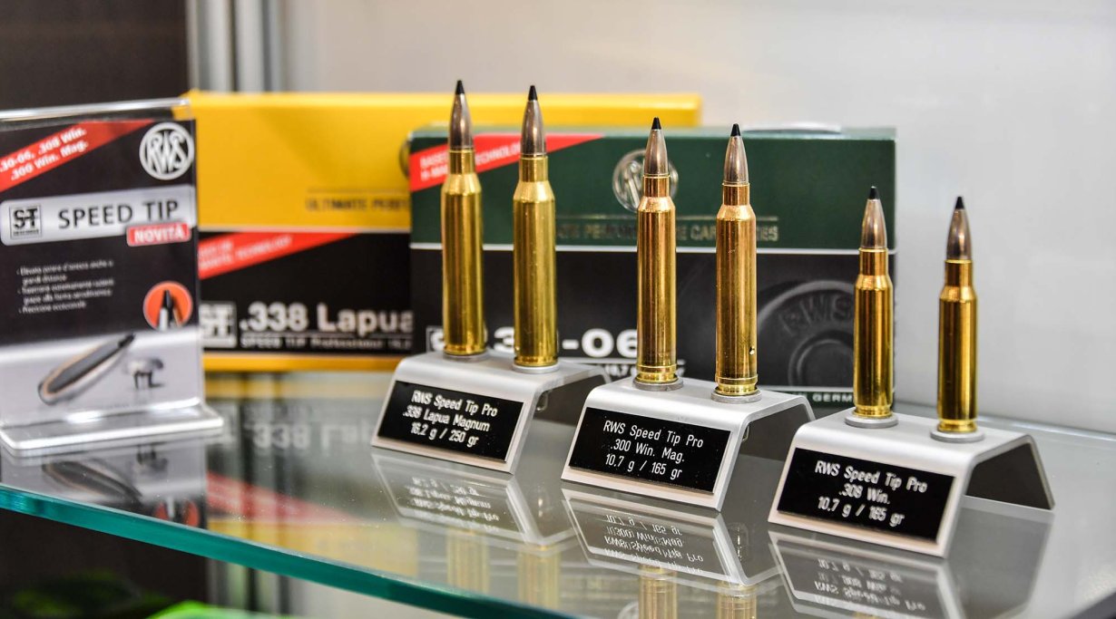 RWS SPEED TIP Professional cartucce da caccia esposte in fiera