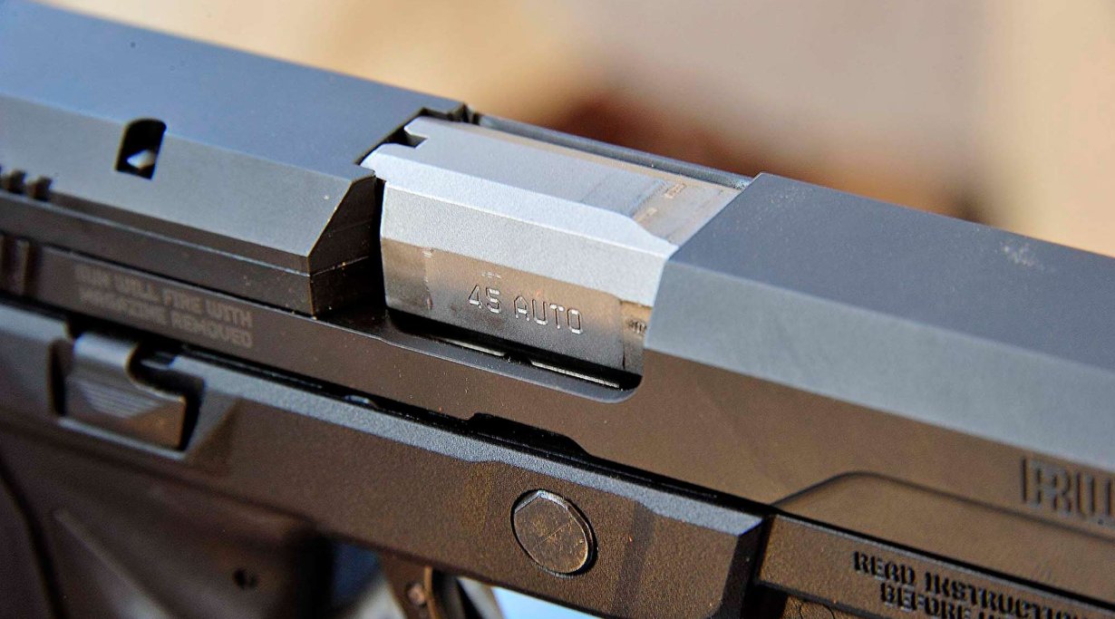 Ruger American Pistol - finestra espulsione
