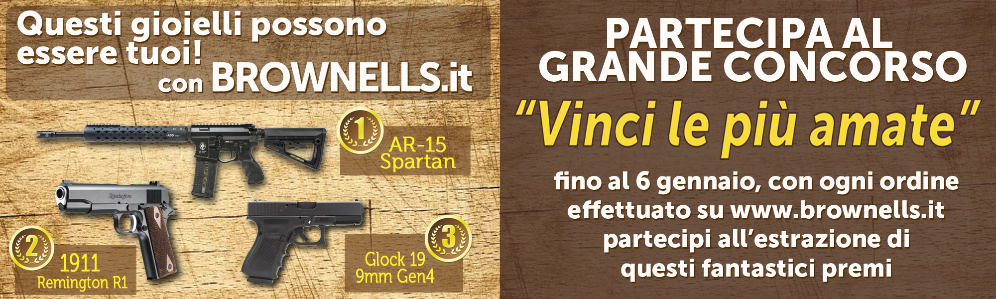brownells: Grande concorso Vinci le più amate con Brownells.it brownells: Grande concorso Vinci le più amate con Brownells.it