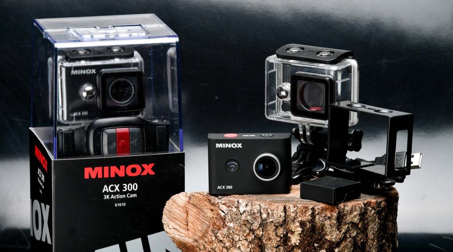 Confezione della Minox ACX 300 Action Camera