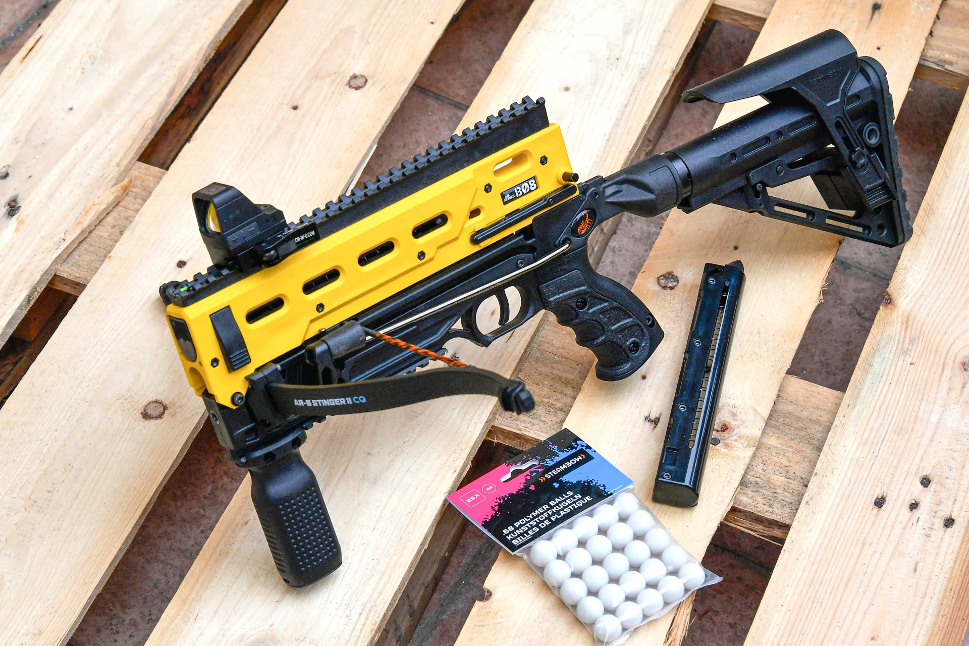 balestre: Steambow B08 Tactical: una balestra tuttofare