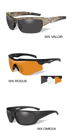 Nuovi occhiali Wiley X Wiley X presenta gli occhiali Rebel, Omega, Valor e Rogue all'IWA OutdoorClassics 2016