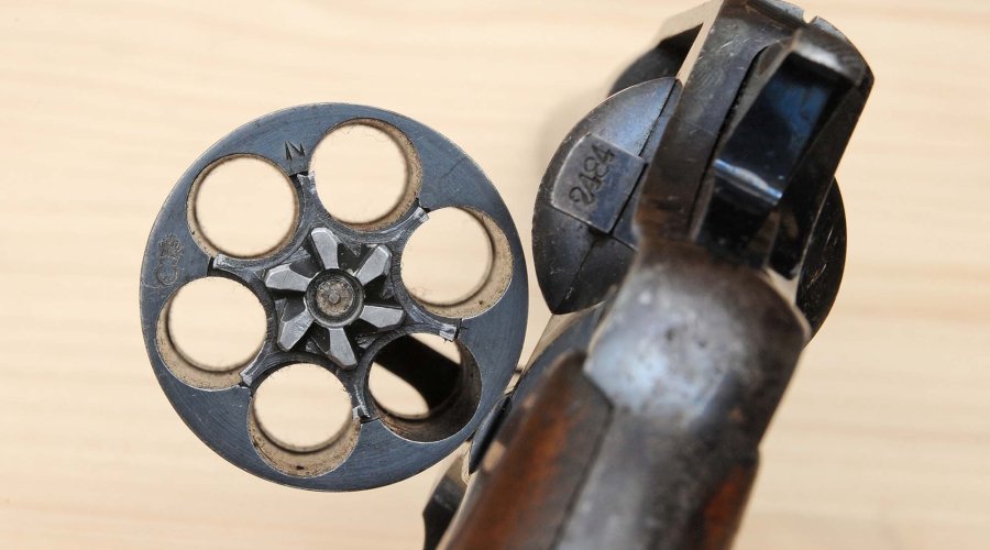 Tamburo del revolver Colt New Service 1909