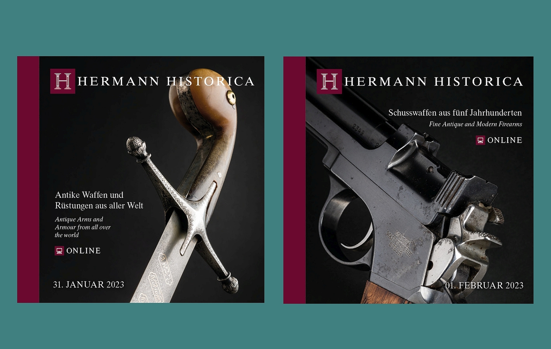 hermann-historica: Hermann Historica: armi antiche e moderne da tutto il mondo in due aste online. Anteprima sui pezzi promettenti. 