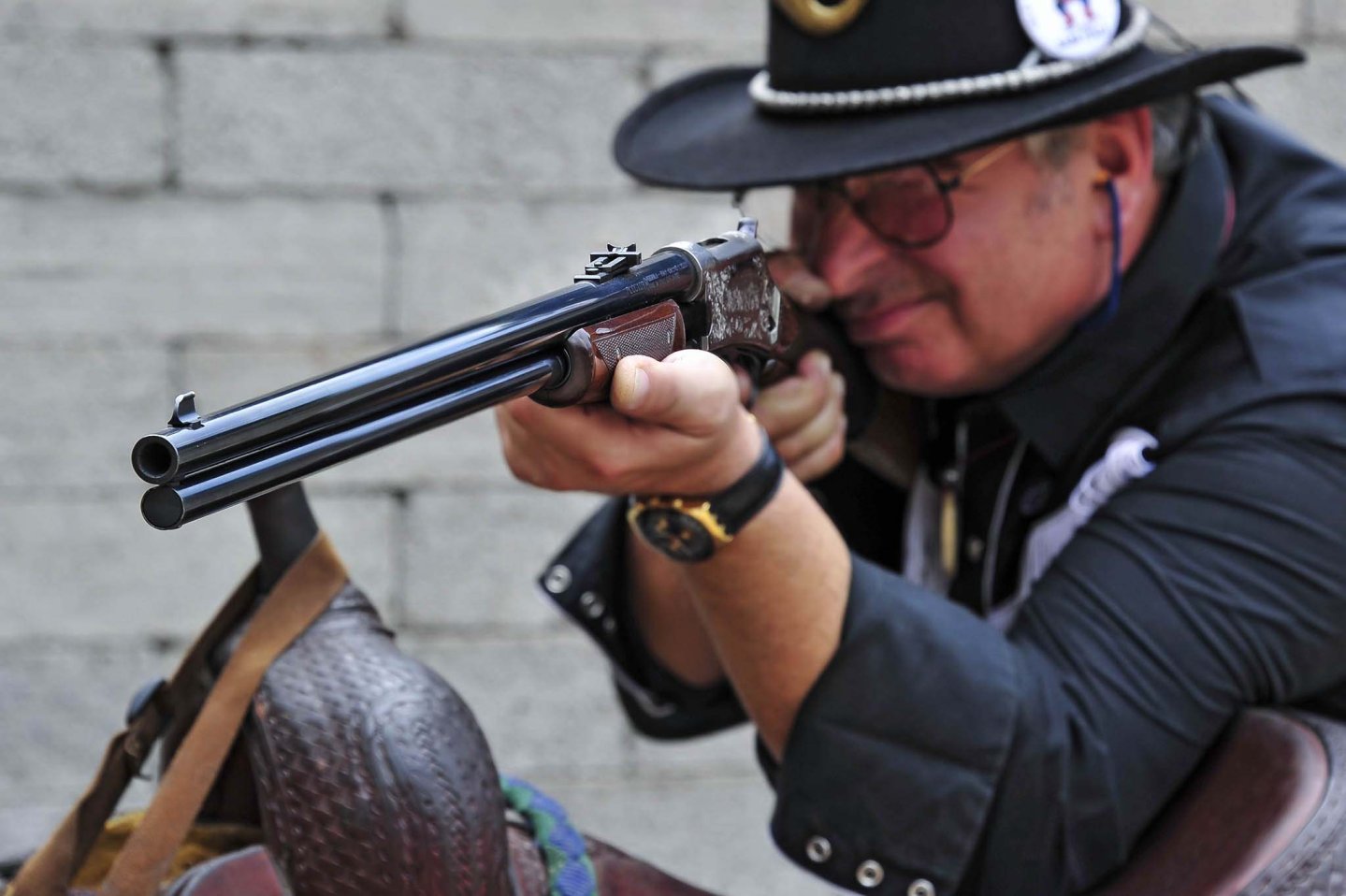 La "trilogia western" di Pedersoli Pedersoli Lightning al tiro