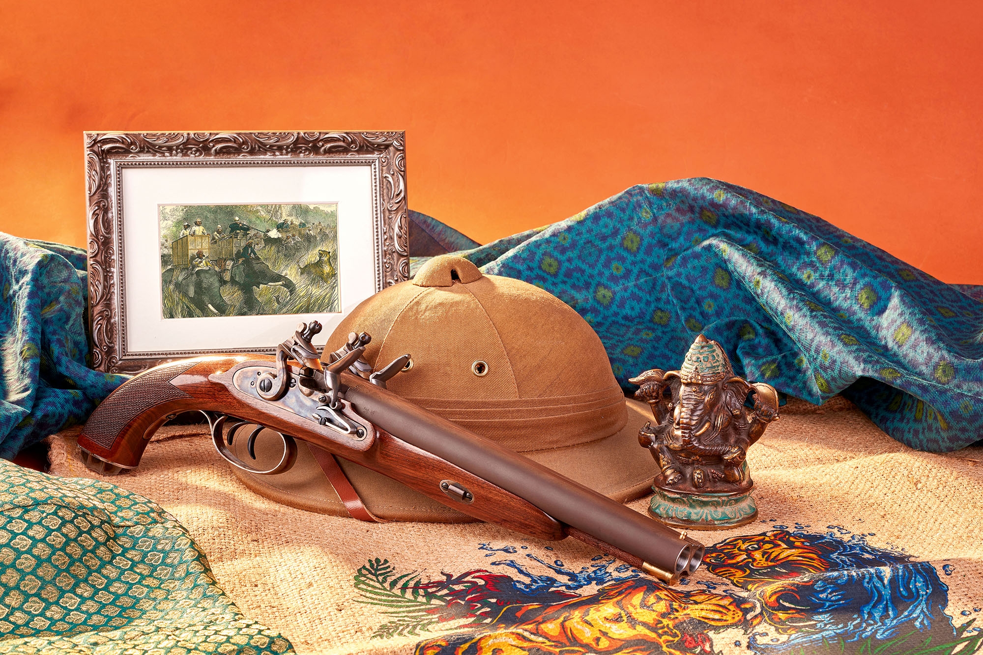 pedersoli-davide: La pistola ad avancarica Howdah di Pedersoli: una doppietta a pietra focaia in calibro 20