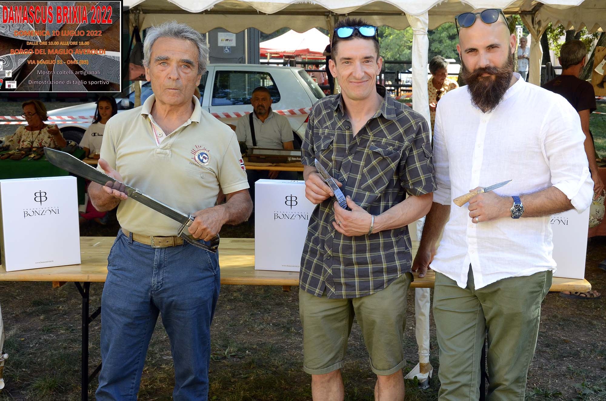 coltelli: Brixia Damascus 2022: coltelli artigianali in mostra nel cuore della Franciacorta