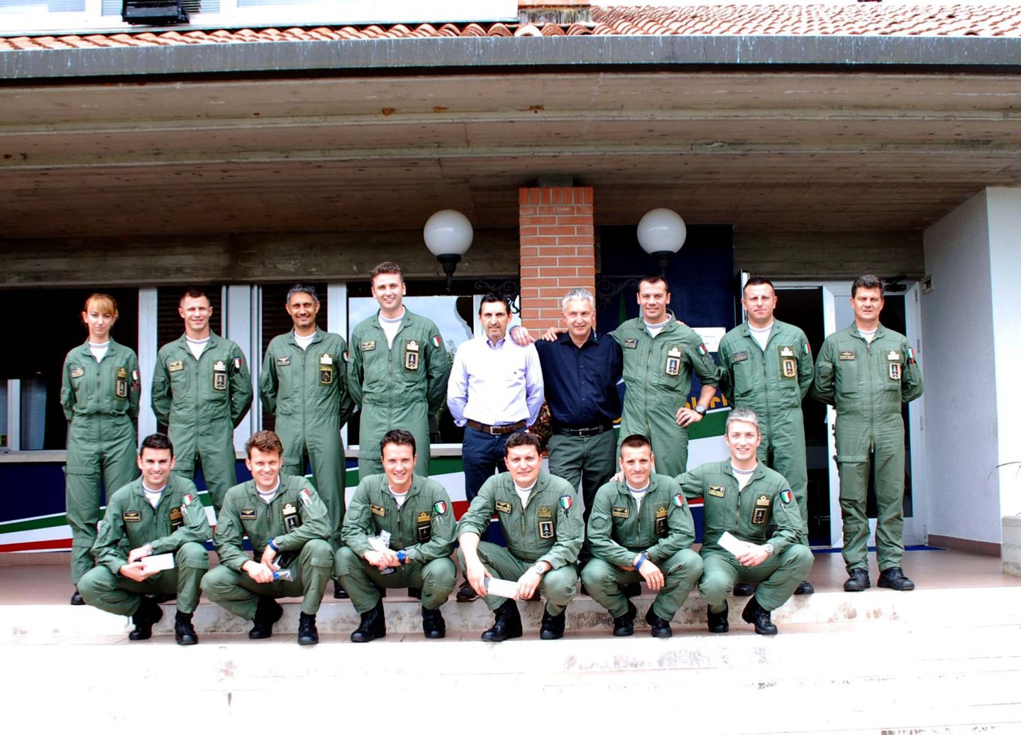 Coltelli Maserin per le Frecce Tricolori foto di gruppo Frecce Tricolori