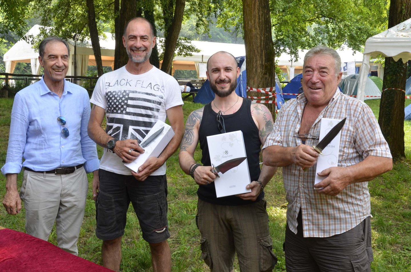 Col ferro, dal fuoco: lame artigianali ai Celtic Days Foto gruppo