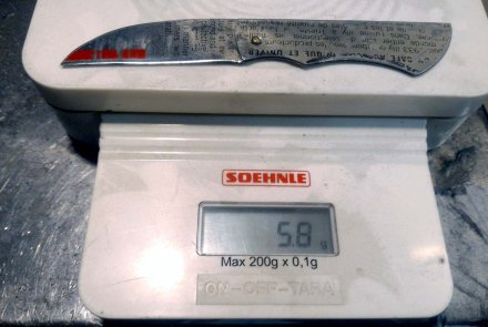 Prototipo coltello Air