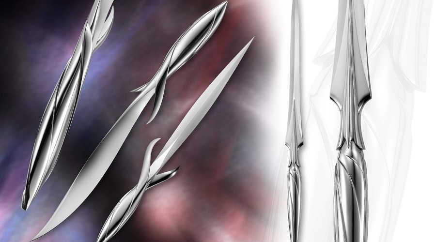Coltelli in acciaio inox realizzati da Wolfe