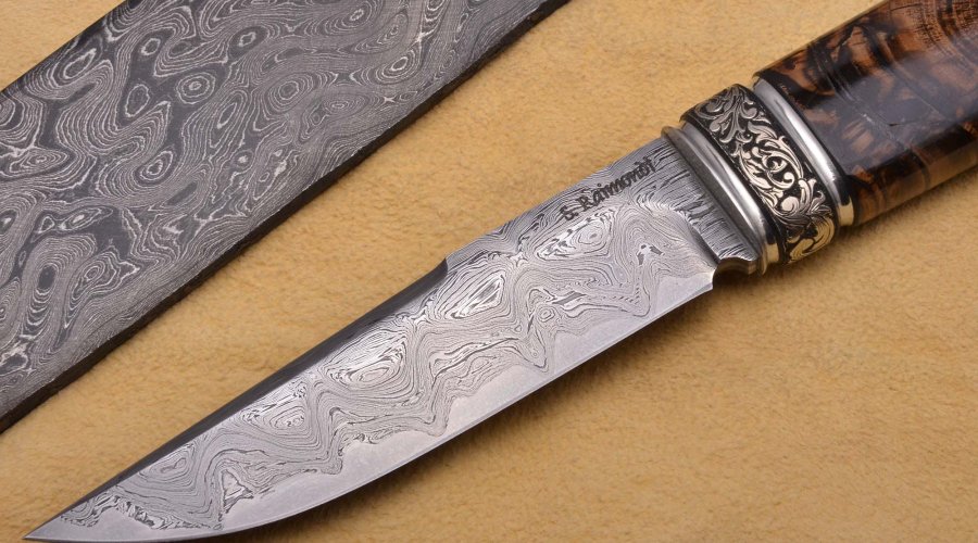Lama del coltello Norse Floral 