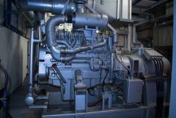Ex sede d’emergenza del governo del Land Nordreno-Vestfalia: sulle tracce della guerra fredda 2 generatori diesel nel bunker