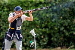 A Rio sette tiratori italiani su nove con un fucile Beretta Gabriele Rossetti