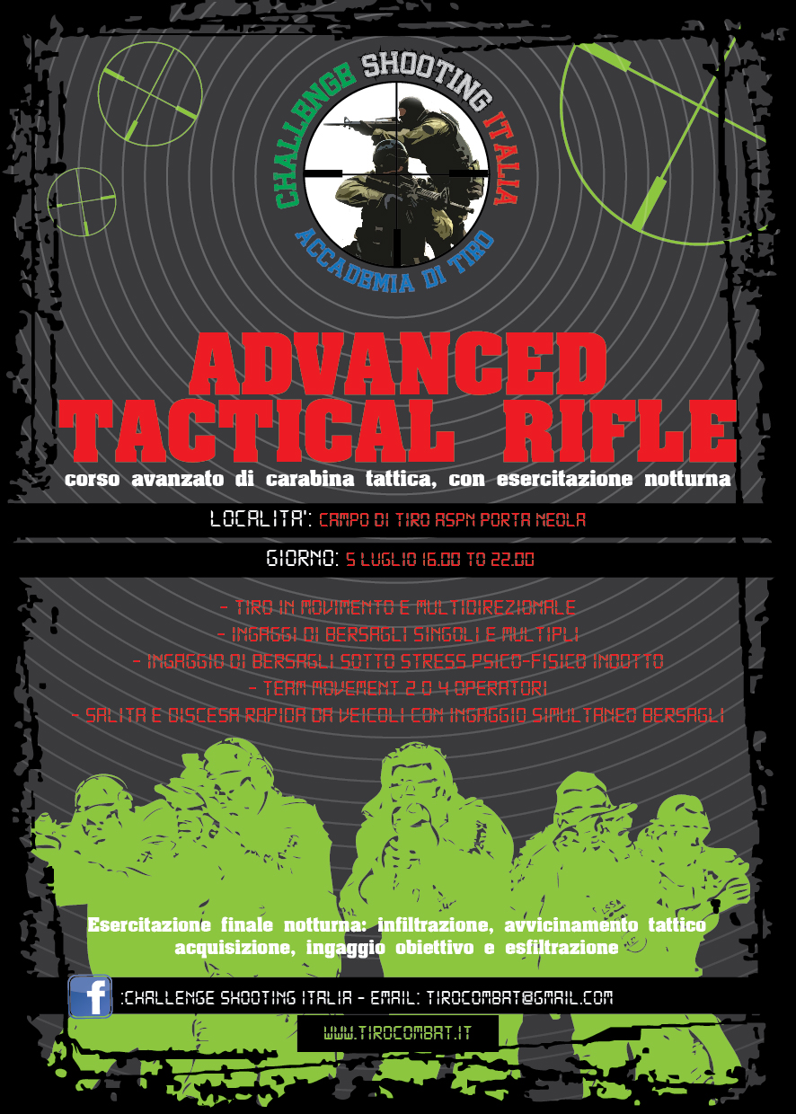 eventi: Advanced Tactical Rifle