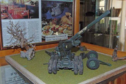 Il Museo dello Sbarco di Anzio Modellino cannone Long Tom
