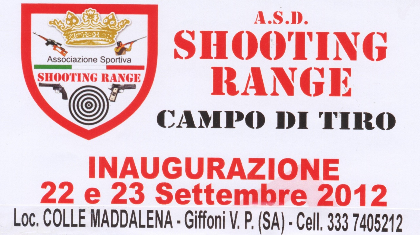 Poligono di tiro A.S.D. “Shooting Range” a Giffoni Valle Piana