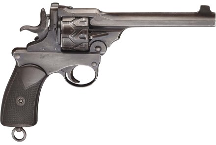 Pistole e revolver da sogno all’asta da Hermann Historica Revolver Webley Fosbery Mod. 1902, lato destro