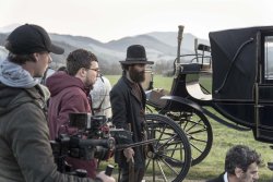 La Banda Grossi, storia di briganti e polvere nera nell’Italia post unitaria Claudio Ripalti durante le riprese del film La Banda Grossi