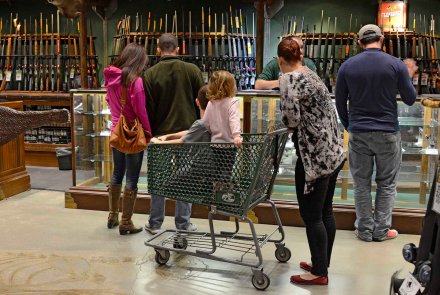 Il "Bass Pro Shops - Outdoor World” di Las Vegas Visitatori al Bass Pro Shop