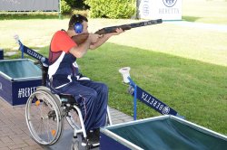 Campionato del mondo di Paratrap a Lonato, 2 -7 ottobre 2018 Davide Fedrigucci tiratore paralimpico