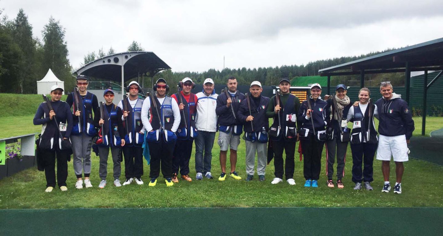 Campionato del Mondo di tiro a volo - Mosca 2017 Squadra italiana tiro a volo
