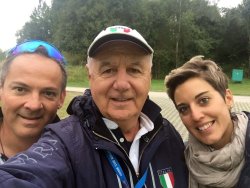 Campionato del Mondo di tiro a volo - Mosca 2017 Johnny Pellielo, Albano Pera e Jessica Rossi