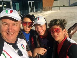 Campionato Europeo di Tiro a Volo 2017: goodbye Double Trap... Albano Pera e la squadra di fossa femminile
