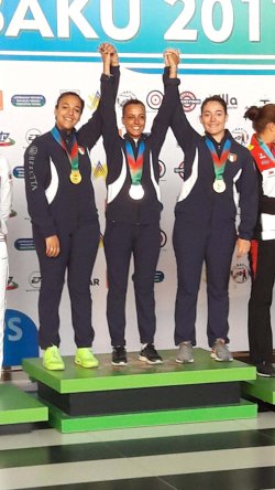Campionato Europeo di Tiro a Volo 2017: goodbye Double Trap... Podio tiro a volo donne junior skeet