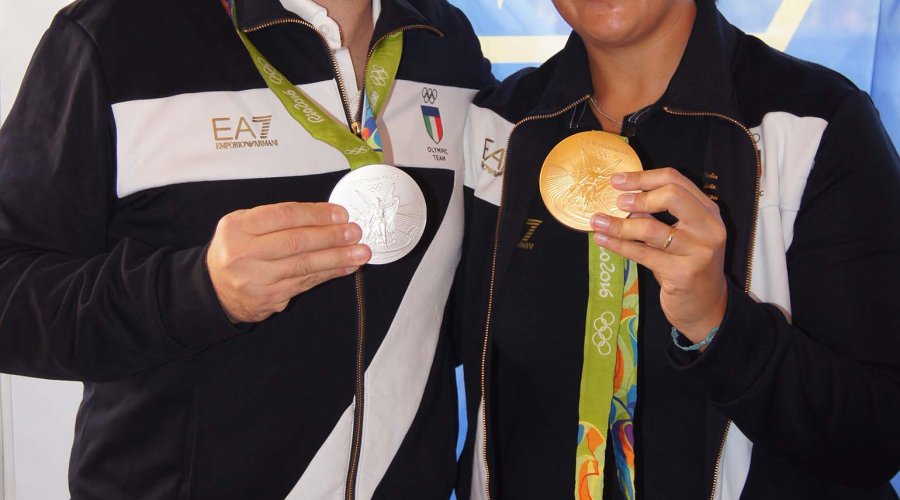 Marco Innocenti e Diana Bacosi,