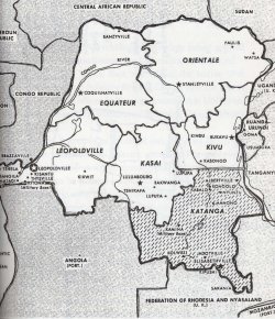L'assedio di Jadotville Carta fotografica sulla crisi del Congo