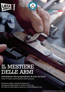 In arrivo i nuovi corsi ConArmi! Il Consorzio Armaioli Italiani di Gardone Val Trompia annuncia i nuovi corsi per i prossimi mesi