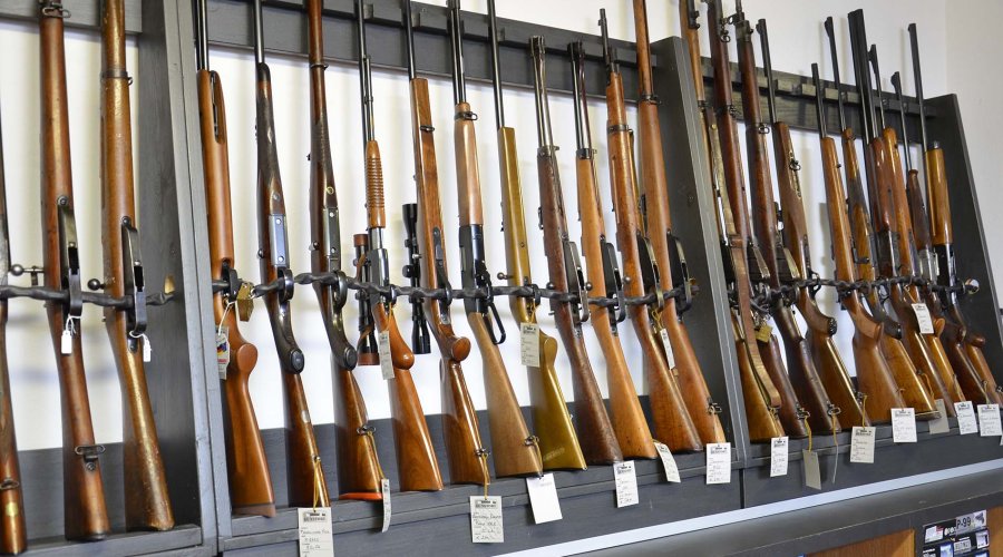 Corso di aggiornamento normativo per armieri, 11 giugno 2018 Fucili in esposizione