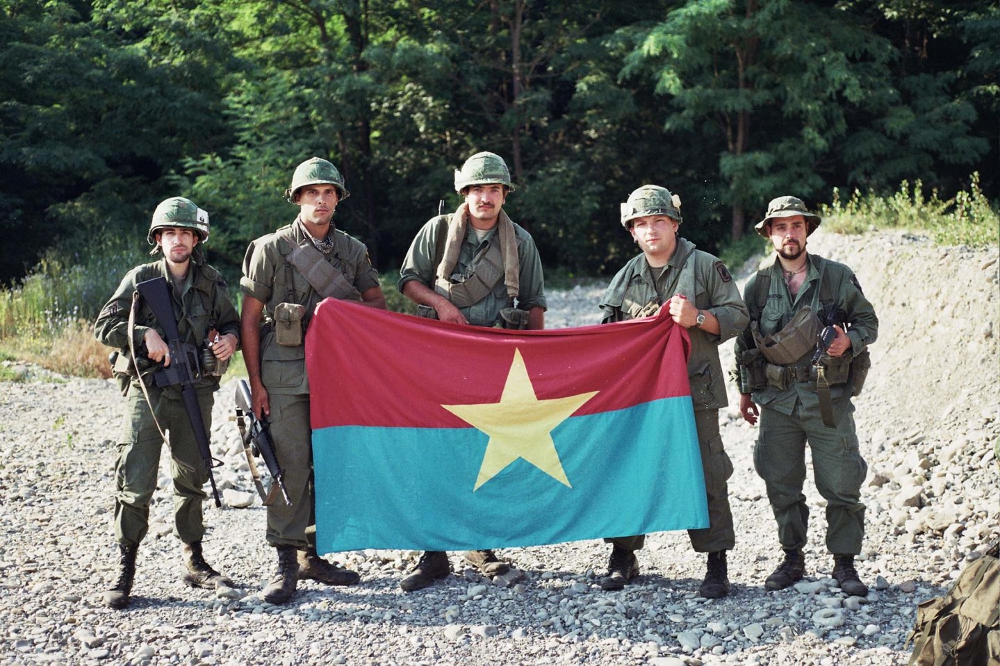 Marines americani durante l’Operazione River Raider