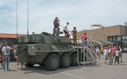 L’Esercito ospite al Game Fair 2016 autoblindo