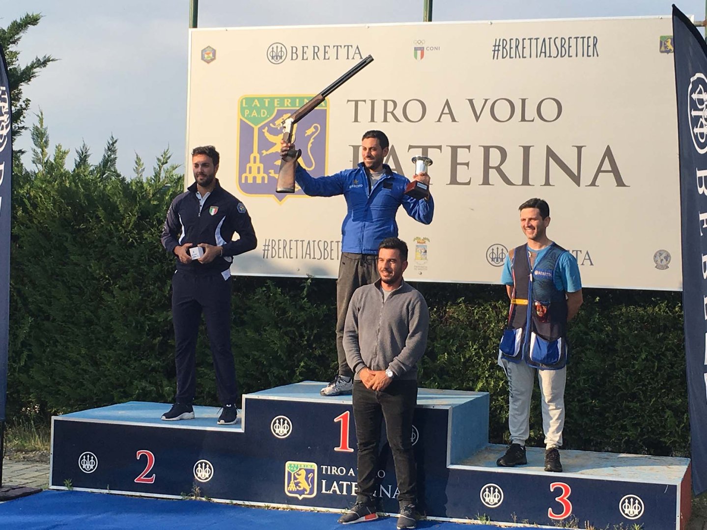 Gold Cup Beretta 2018 ad Arezzo Podio Beretta Gold Cup