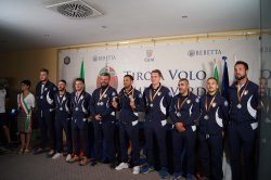 Green Cup 2019 Il podio delle squadre maschili.