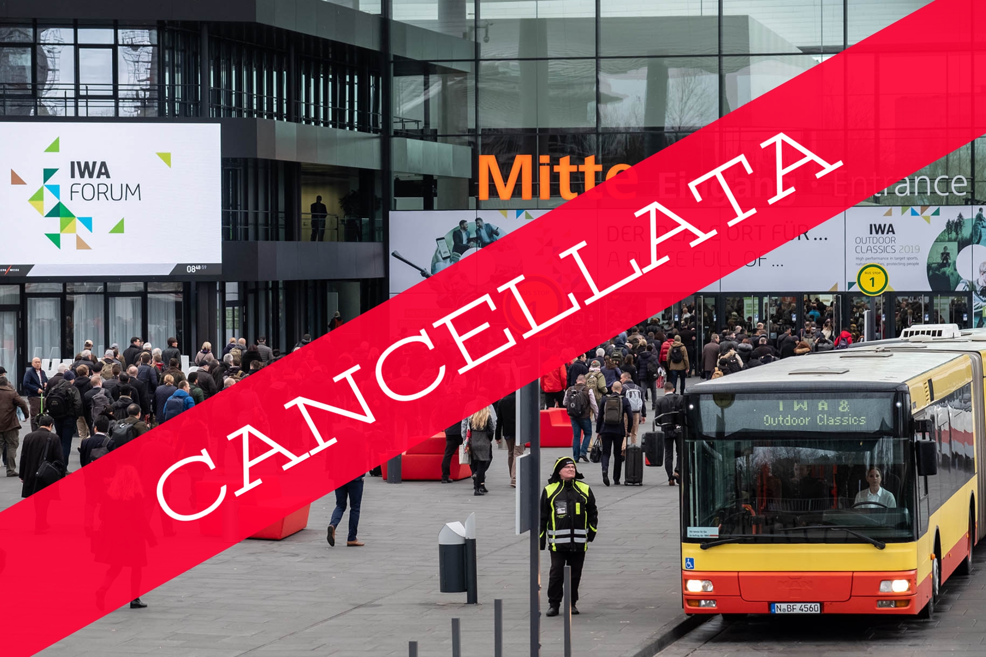 cultura: +++ BREAKING +++ IWA OutdoorClassics 2021 cancellata!  Il Salone Internazionale delle Armi vittima del Covid-19!