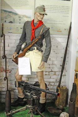 Museo Storico della Linea Gotica di Montemurlo Diorama di un elemento appartenente alla Brigata Partigiana Bogardo Buricchi