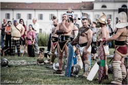 IX Edizione di Mutina Boica a Modena Gladiatori durante la rievocazione storica