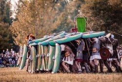 IX Edizione di Mutina Boica a Modena Momento di una rievocazione storica