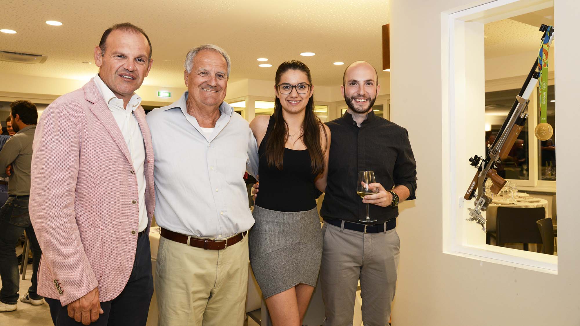 pardini: Niccolò Campriani e Petra Zublasing al Pardini Sporting Center