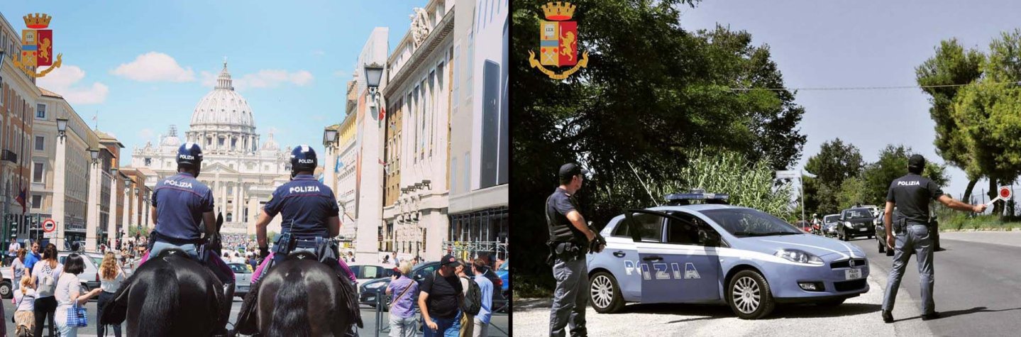 Operazione estate sicura Poliziotti a cavallo